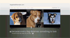 Desktop Screenshot of dogsbestfriendak.com