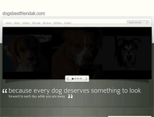 Tablet Screenshot of dogsbestfriendak.com